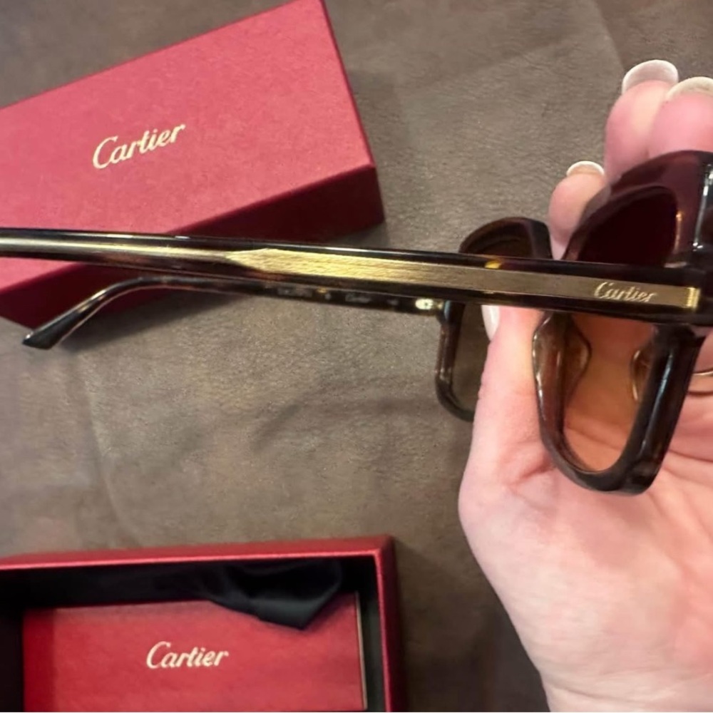 ✨💎BRAND NEW IN BOX💎✨ Cartier Sunglasses with paperwork box and cases. - Picture 2 of 9
